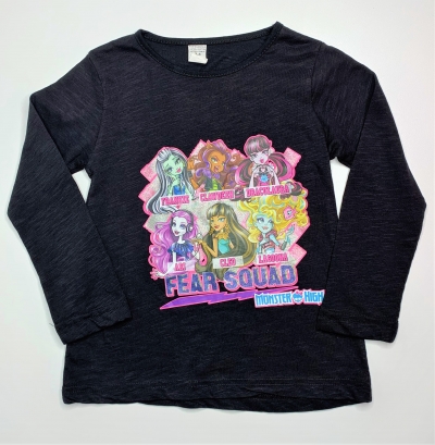 Pull fille dessin anime manches longues