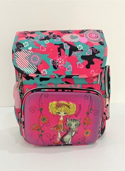 Sac a dos caba chat fille primaire